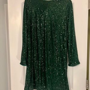 SHEIN Green Dress